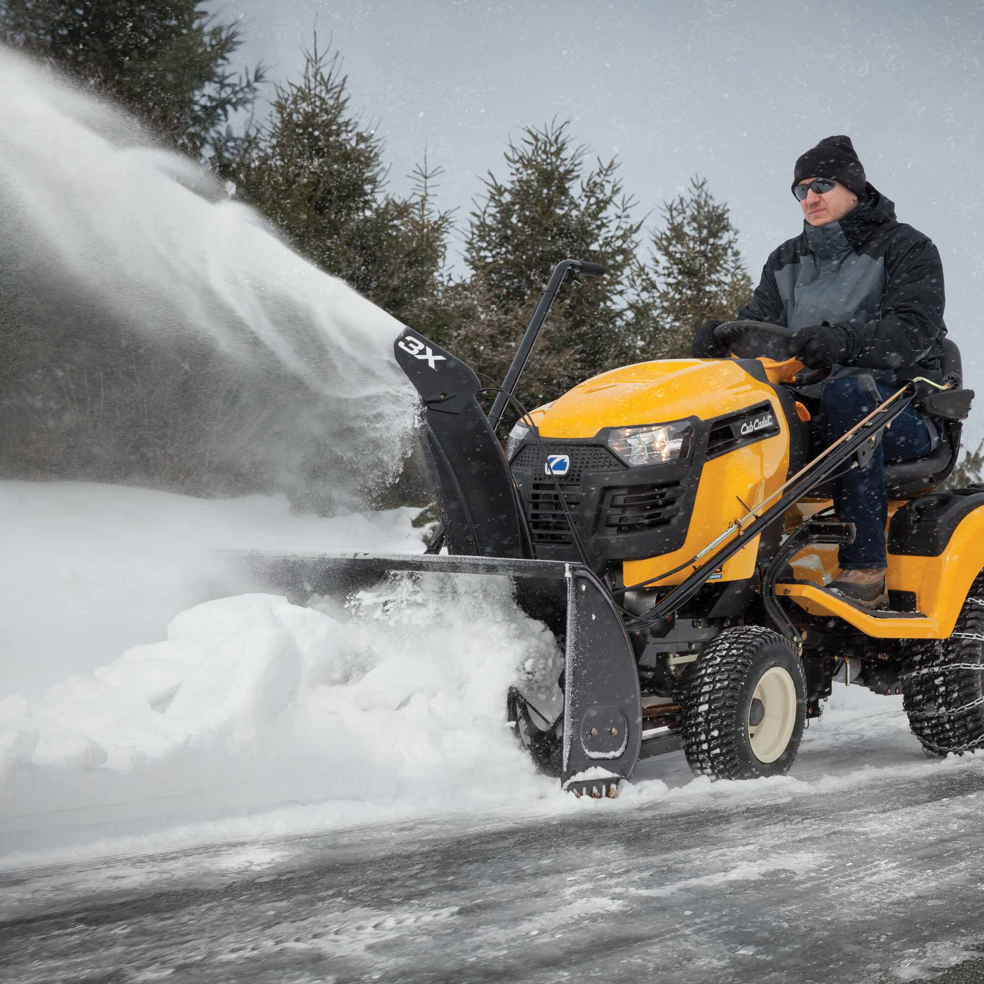 Snow blower for store cub cadet lawn tractor