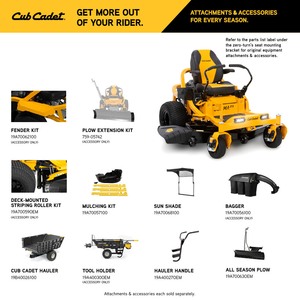 Cub cadet ultima zt3 on sale
