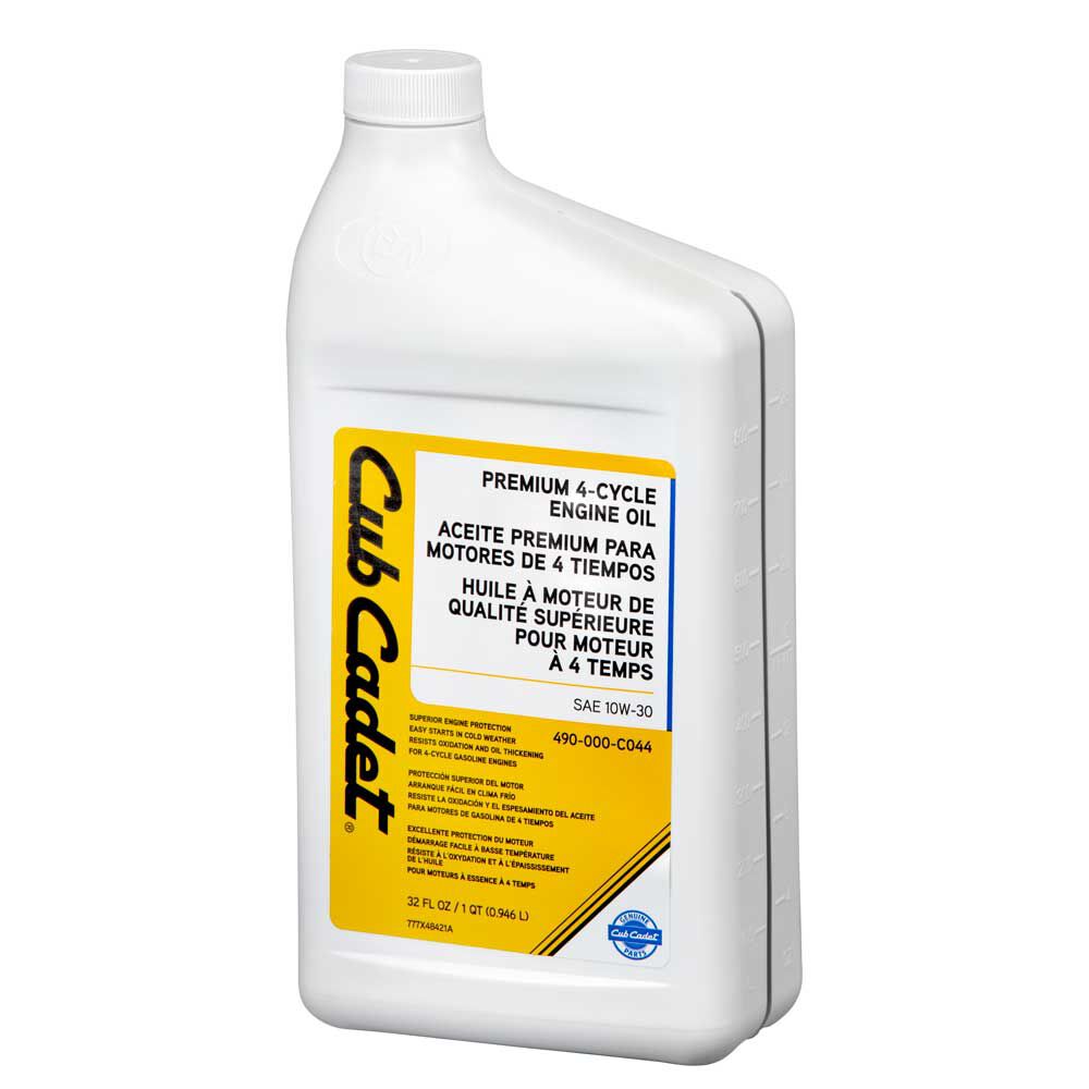 Cub cadet 2025 cc30h oil type