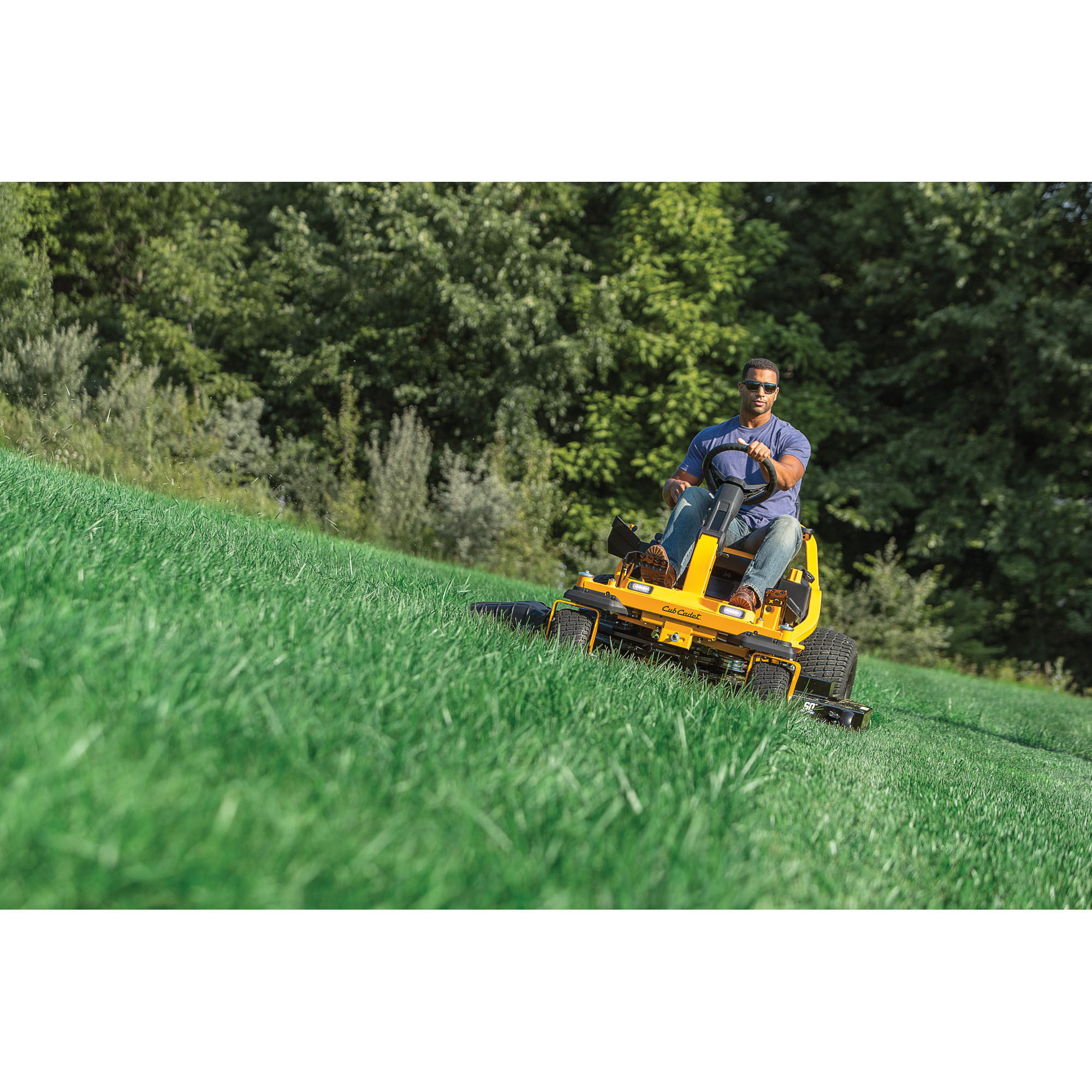 Cub cadet 60 inch zero turn with steering wheel hot sale