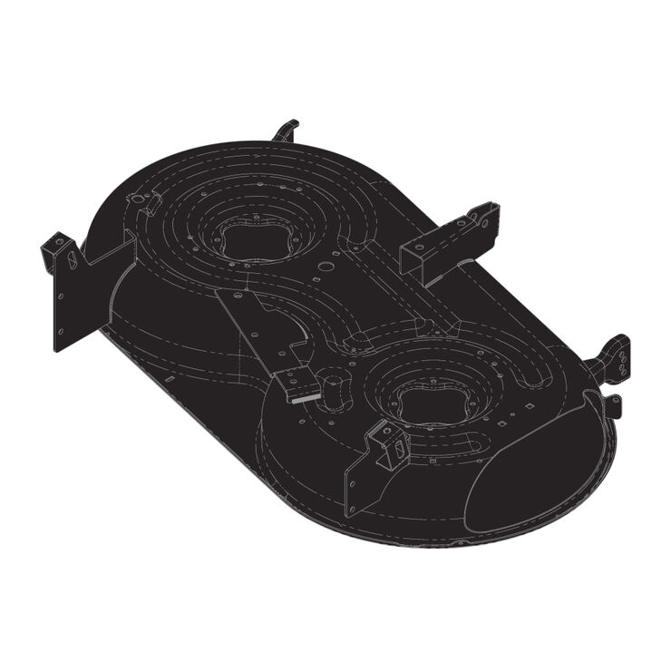 42&quot; Deck Shell &#40;Powder Black&#41;