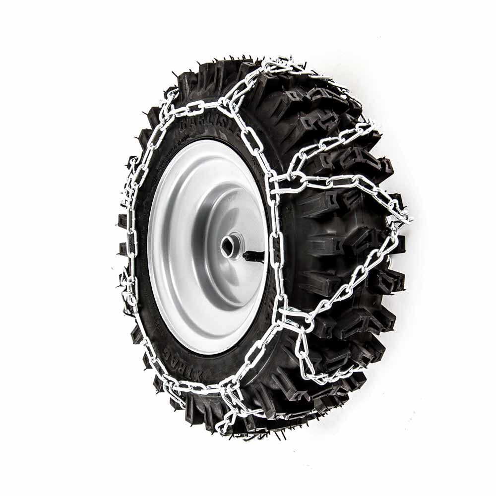 New 2-Link 4.10-6 3.50-6 HD Tire Chains Cub Cadet Tractor Snow Blower 