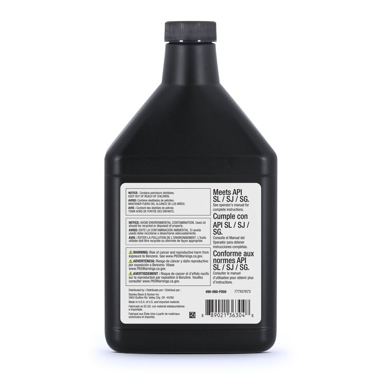 SAE 5W-30 Engine Oil - 20 oz