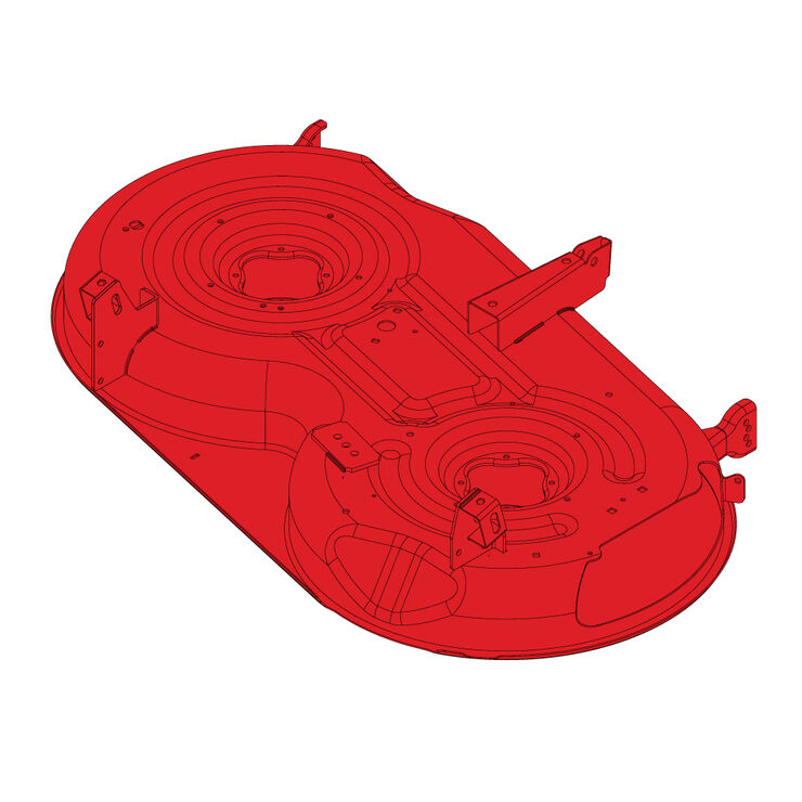 46&quot; Deck Shell &#40;Liberty Red&#41;
