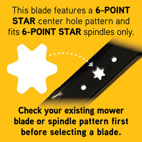 2-in-1 Blade Set for 50-inch Cutting Decks - 490-110-C155