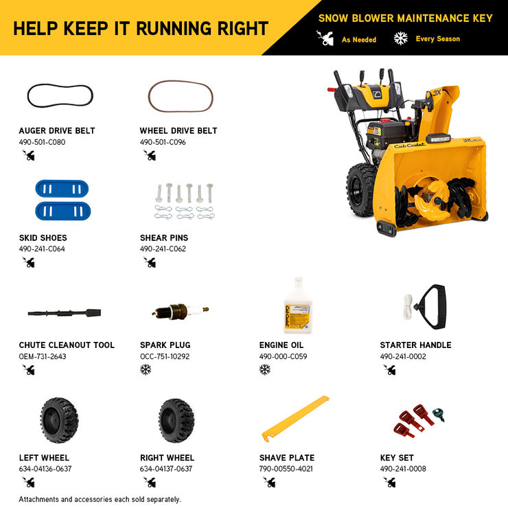 3X&trade; 30&quot; HD Snow Blower&nbsp;