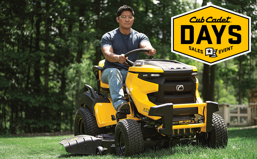 cub cadet lawn mower cutting grass