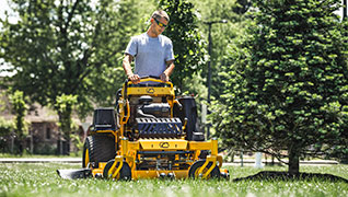 professional stand-on mower