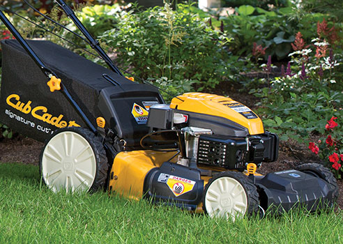 Cub Cadet Mower on lawn