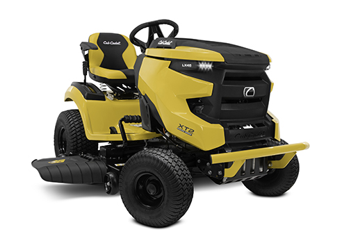 hero image of a xt2 riding mower tractor