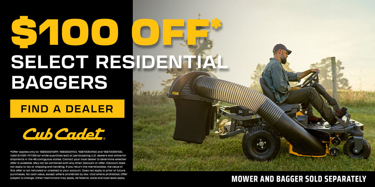 save on select mowers
