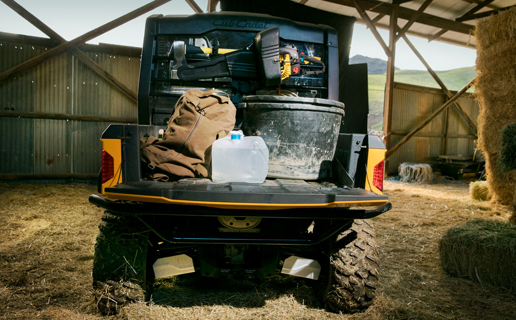 Cub Cadet UTV with full cargo