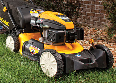 Cub Cadet Walk-Behind Lawn Mower on grass